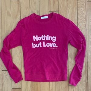 Spiritual Gangster small Pink Graphic Sweatshirt - Nothing but Love
